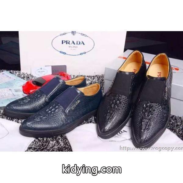 便利性が高い！ 2015 PRADA プラダ スリップオン 革靴 2色可選_スニーカー、靴_メンズファッション_スーパーコピーブランド激安通販 専門店-0