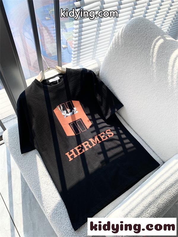 爆売れ注目 洗練映え 快適 半袖Tシャツ メンズ カジュアル HERMES エルメス コピー-4