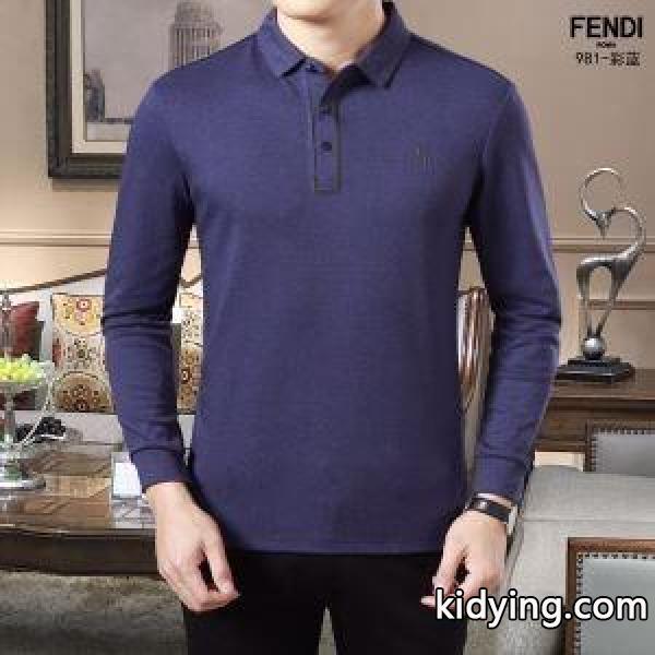 長袖Tシャツ 3色可選 2019秋冬の必需品 ほっこりと温かみのある雰囲気に フェンディ FENDI_フェンディ FENDI_ブランド コピー 激安(日本最大級)-0