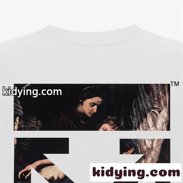 プリント バックロゴアート入り 注目作 OFF-WHITE オフホワイト コピー Tシャツ トレンド感抜群 デイリー向け-5