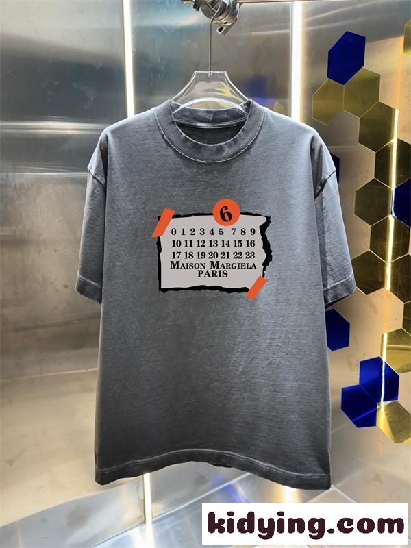 Maison Margiela メゾン マルジェラ コピー 半袖Tシャツ ストリート人気 プリント ゆったり-2