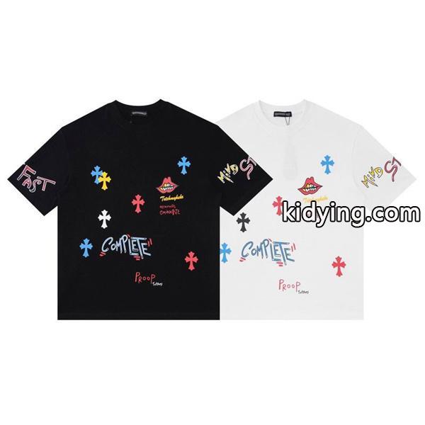 最新シーズンがやってきた 2色可選 CHROME HEARTS クロムハーツ 半袖Tシャツ今年も量産!_ブランド コピー 激安(日本最大級)-0