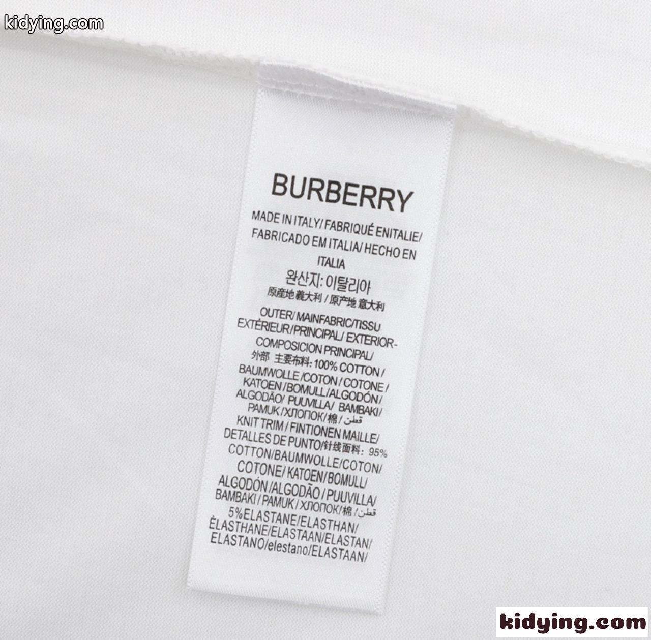 アーカイブ風 三角エンブレム レトロムード 個性派トップス BURBERRY バーバリー コピー 半袖Tシャツ-6