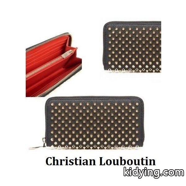 Christian Louboutin クリスチャンルブタン Panettone スタッズ レザー 長財布　1185059CM6S :za86w8cngy:ahn select Yahoo!店 - 通販ショッピング-0