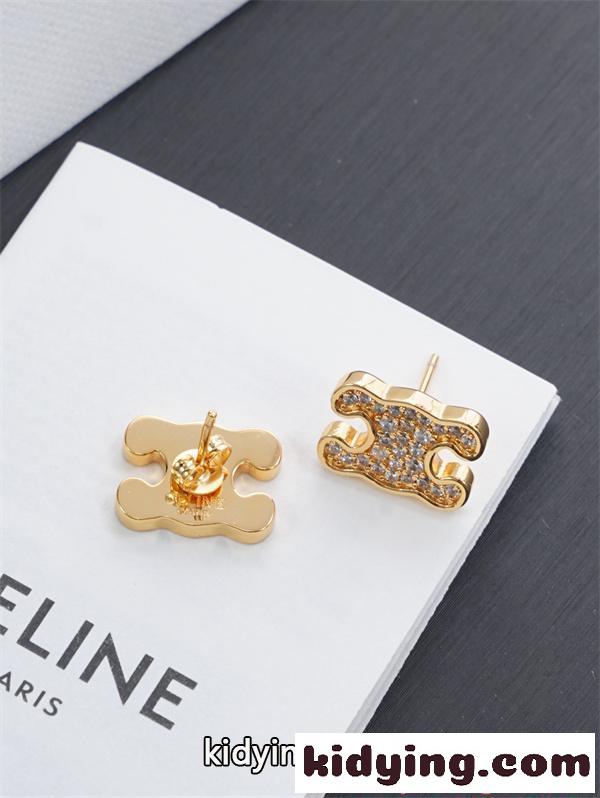 2026高級☆アクセサリーCELINE セリーヌ ピアスコピー芸能人愛用ファッションジュエリー-1