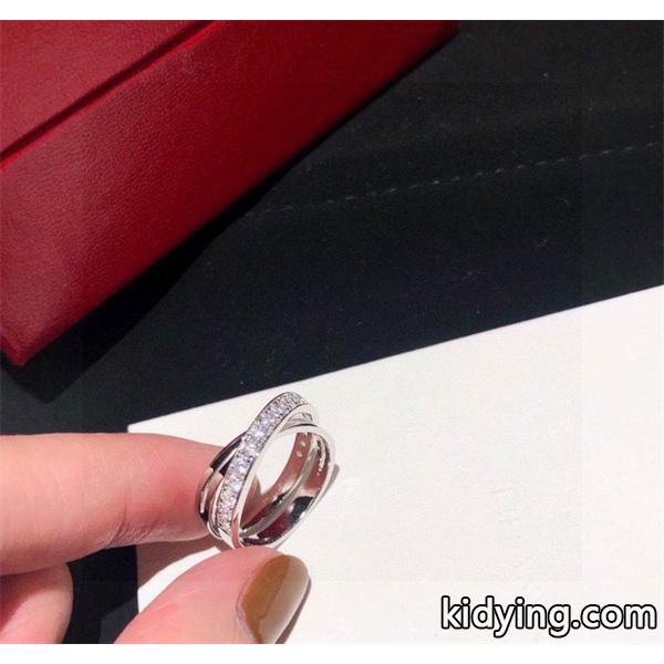 Cartier カルティエ コピー ラグジュアリー グ レイヤード リング 高級 モード系-1