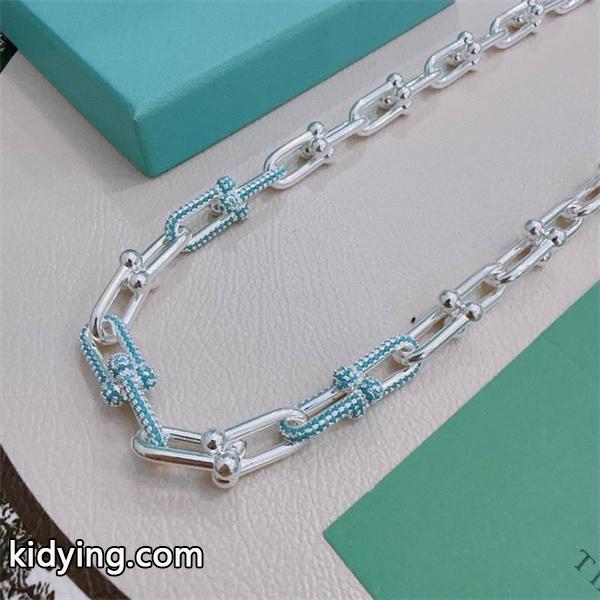 期間限定 立体リンク デザイン チェーン ネックレス Tiffany&Co ティファニー コピー-2