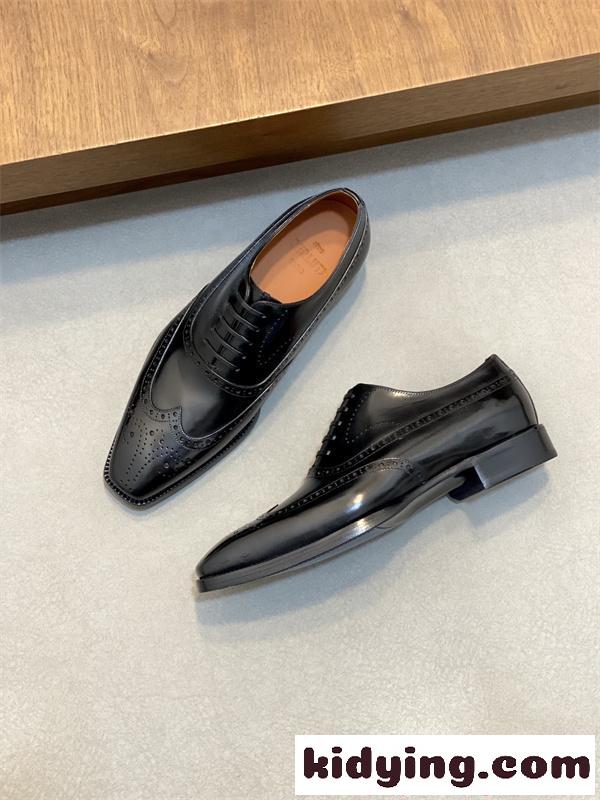 Berluti ベルルッティ スーパーコピー メンズ ビジネスシューズ 本革 ストレートチップ 内羽根 2026新作-4