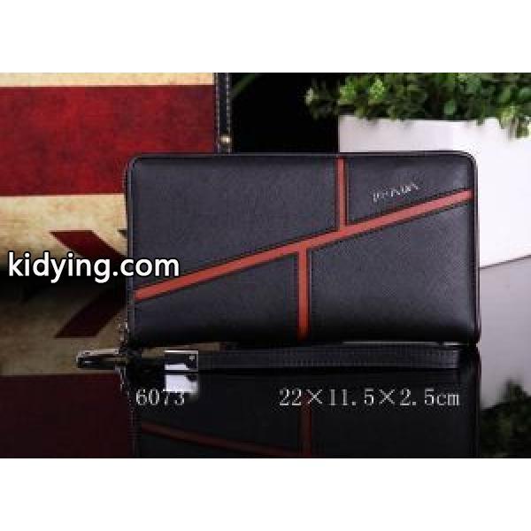2015 超レア PRADA プラダ ファスナー開閉 財布メンズ 6073_プラダ メンズ財布_財布 メンズ_スーパーコピーブランド激安通販 専門店-0