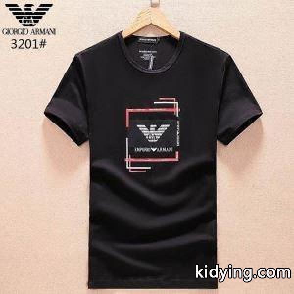 大特価 2018春夏新作 アルマーニ ARMANI Tシャツ\半袖3色可選乾きやすい_アルマーニ ARMANI_ブランド コピー 激安(日本最大級)-1