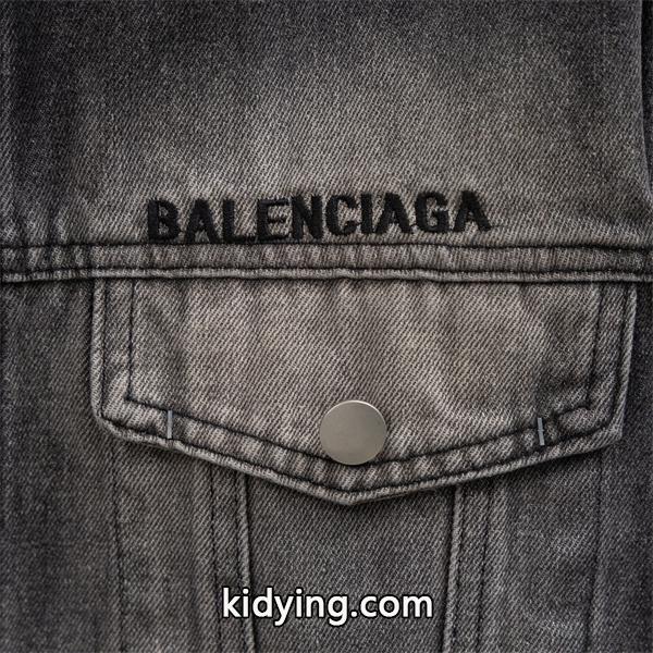 BALENCIAGA スーパーコピー デニムジャケット ヴィンテージウォッシュ加工 ジージャン バレンシアガ-2