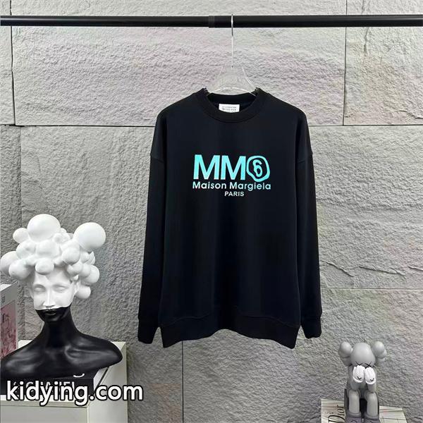 Maison Margiela スーパーコピー パーカー MM6 ロゴ ブルー プリント メゾンマルジェラ-1