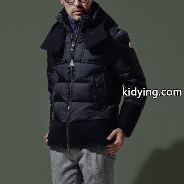 モンクレール MONCLER フード付き ダウンジャケット ブルー メンズ アウター 防寒着 ダウン ジャケット ブルゾン :dominique-53227:モダンブルーYahoo!店 - 通販ショッピング-0