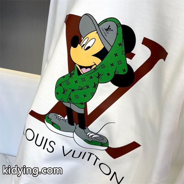 カジュアル人気 個性派プリント Louis Vuitton ルイヴィトン スーパーコピー ブラック キャラクター パーカー-3