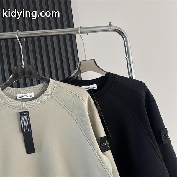 人気No.1 2025秋冬 クラシック スウェット ブラック STONE ISLAND ストーンアイランド コピー-4