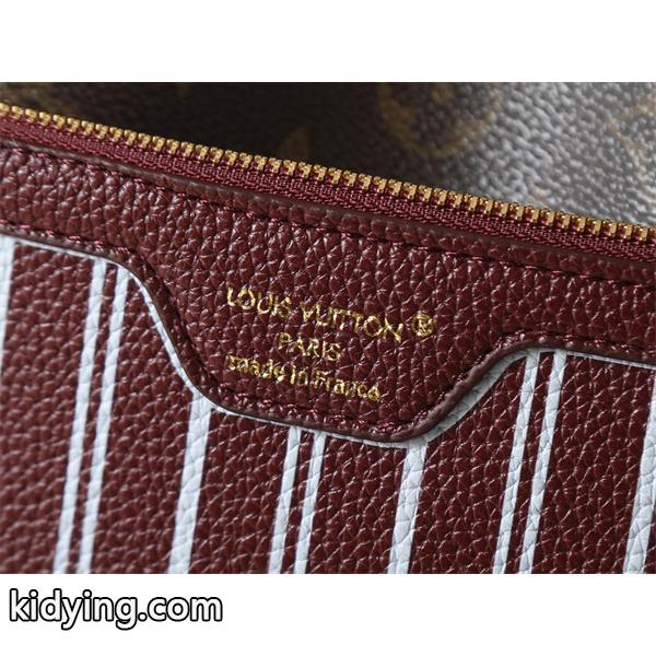 ワインレッド コントラストデザイン 季節限定モデル ルイヴィトン コピー トートバッグ Louis Vuitton 2025秋冬-3