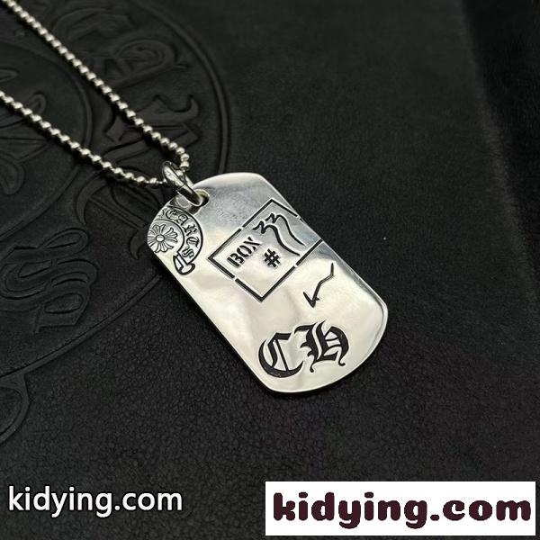 CHROME HEARTS コピー クロムハーツ コピー ドッグタグネックレス クロスモチーフ 925風プレートペンダント ヴィンテージアクセサリー-4
