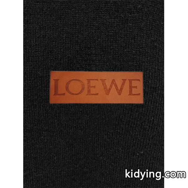 秋冬定番 ブラック ニット ロゴプレート 上質感 お洒落 LOEWE ロエベ スーパーコピー-3
