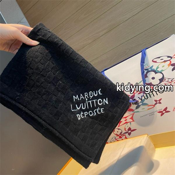 LOUIS VUITTON ルイ・ヴィトン ダミエ・スナッグ ウールマフラー 2025秋冬新作 男女兼用 高級ニット スカーフ-4