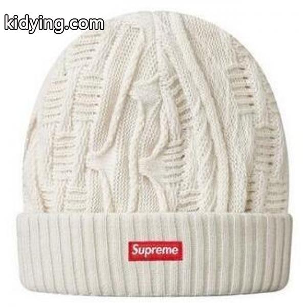 可愛いシュプリーム 帽子 SUPREME BOX LOGO ニットキャップニット帽 秋冬 通勤 お仕事 OL 通学 旅行 デート-0