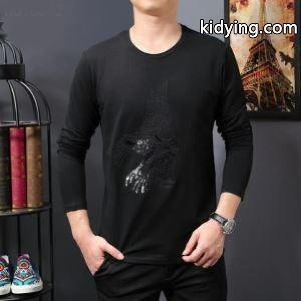 2017秋冬 アルマーニ ARMANI 3色可選 お買い得限定セール 長袖Tシャツ_アルマーニ ARMANI_ブランド コピー 激安(日本最大級)-1
