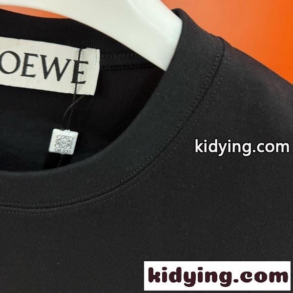 LOEWE ロエベ アナグラム キャラクタープリントTシャツ 高密度コットン 立体表現 デイリー カジュアル 売れ筋 ユニセックス-9