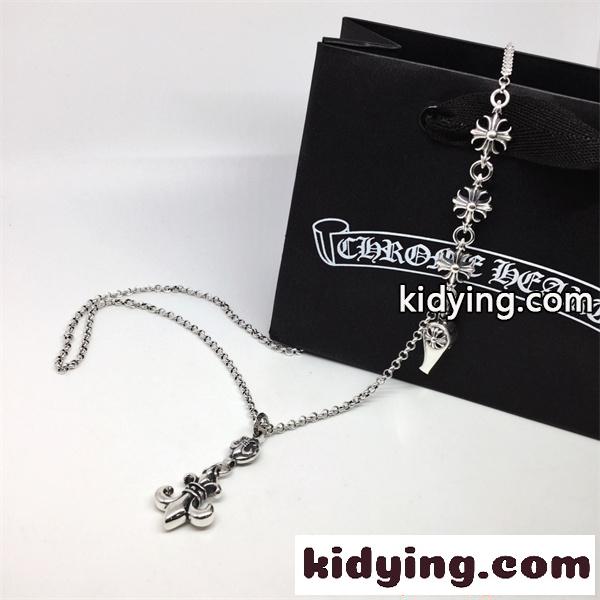 CHROME HEARTS ネックレス メンズ クロスチャーム チェーンデザイン ストリート系  クロムハーツ コピー-6