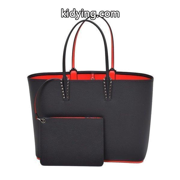 CHRISTIAN LOUBOUTIN クリスチャンルブタン Cabata Cabas ブラック カバタトートバッグ イタリア正規品 新品 1175113 :1175113-cm53:セレクトショップSHOWCASE 芦屋 - 通販ショッピング-0