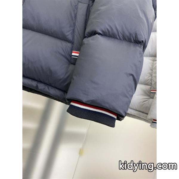 グレー ルーズフィット ダウンジャケット トムブラウン Thom Browne コピー 秋冬リラックスした 人気-4