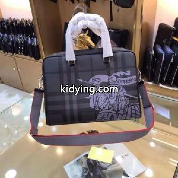 ハンドバッグ ミックス感が溢れる バーバリー2018新品入荷 BURBERRY 最近人気一番!_バーバリー メンズバッグ_バッグ メンズ_スーパーコピーブランド激安通販 専門店-0