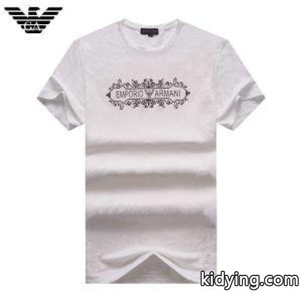 アルマーニtシャツ激安ARMANI超激得新作登場シンプル通勤通学大きいサイズ半袖Ｔシャツクルーネックトレンド-0