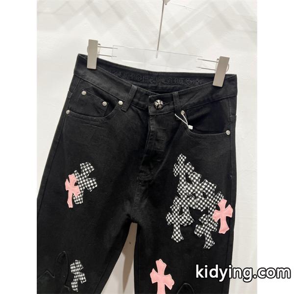 数量限定 個性際立つ モード系 クロムハーツ Chrome Hearts コピー デニムパンツ-5