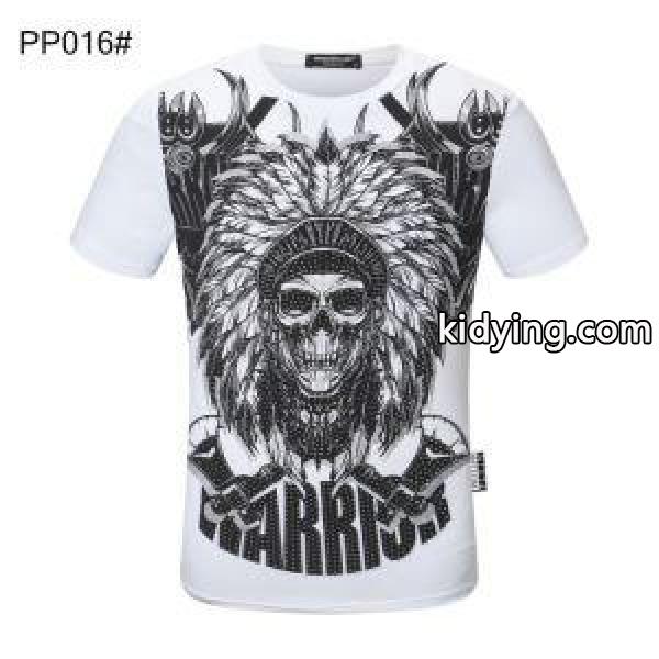 ラフさとおしゃれを両立 多色可選 半袖Tシャツ 春夏トレンドの取り入れるフィリッププレイン PHILIPP PLEIN_フィリッププレイン PHILIPP PLEIN_ブランド コピー 激安(日本最大級)-0