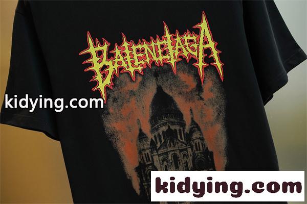 アートグラフィック ラグジュアリースタイル 定番カジュアル 上質コットン BALENCIAGA バレンシアガ コピー Tシャツ 2026SS-2