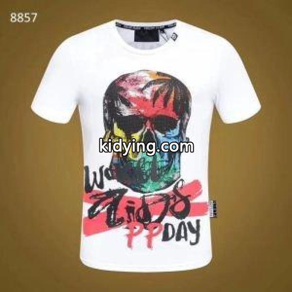 2色可選 春夏シーズン継続トレンド新着 Tシャツ/ティーシャツ フィリッププレイン PHILIPP PLEIN 2019年春夏シーズンに登場_フィリッププレイン PHILIPP PLEIN_ブランド コピー 激安(日本最大級)-0