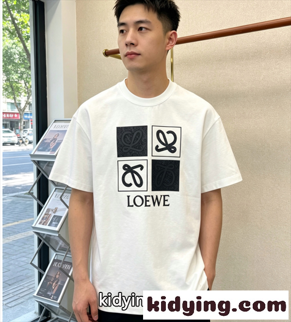 肌触り 普段使いロエベtシャツコピー2026年トレンド☆☆LOEWE 新作お手頃カジュアル-0