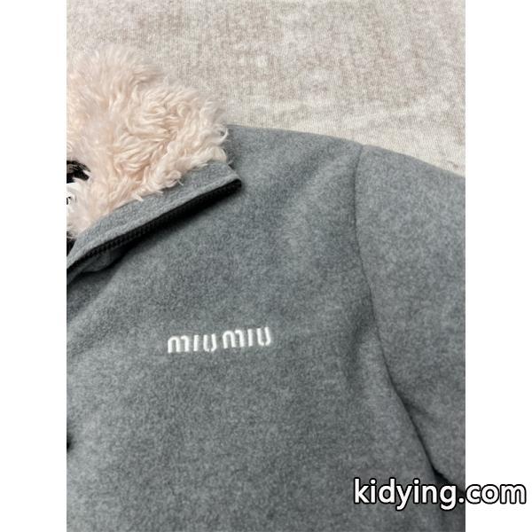 MIUMIU ミュウミュウ コピー 秋冬 もこもこ ダークブラウン ボア ブルゾン 期間限定-6