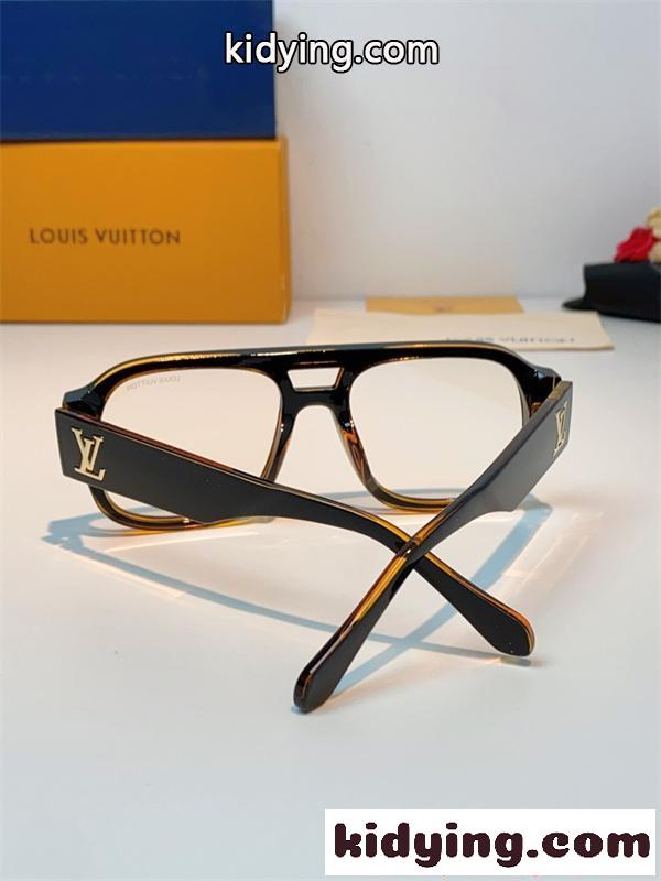 ルイヴィトン コピー 伊達メガネ 韓国風 ストリート スクエアフレーム 小顔効果 男女兼用 おしゃれ Louis Vuitton-3