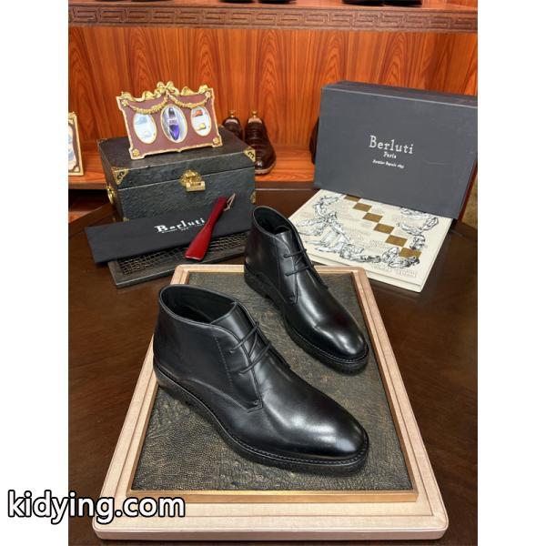正統 レースアップ Berluti ベルルッティ コピー レザーシューズ 端正 クラシック-7