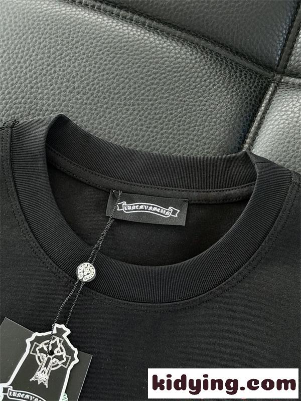 クロムハーツ スーパーコピー 高見え ホワイト 半袖 Tシャツ モード系 洗練 クール CHROME HEARTS ストリート映え-4