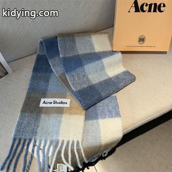 存在感 マルチカラー ロゴ ACNE STUDIOS アクネ ストゥディオズ コピー  マフラー レア-6
