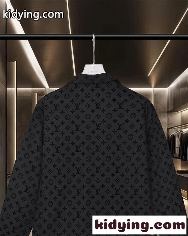 メンズ テーラードジャケット LOUIS VUITTON ルイヴィトン コピー 秋冬 カジュアル 総柄 高級感-3