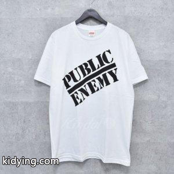 SUPREME × UNDERCOVER 18SS public enemy tee パブリックエナミーTシャツ ホワイト サイズ：M (アメリカ村店 :8003000089930:カインドオル - 通販ショッピング-0
