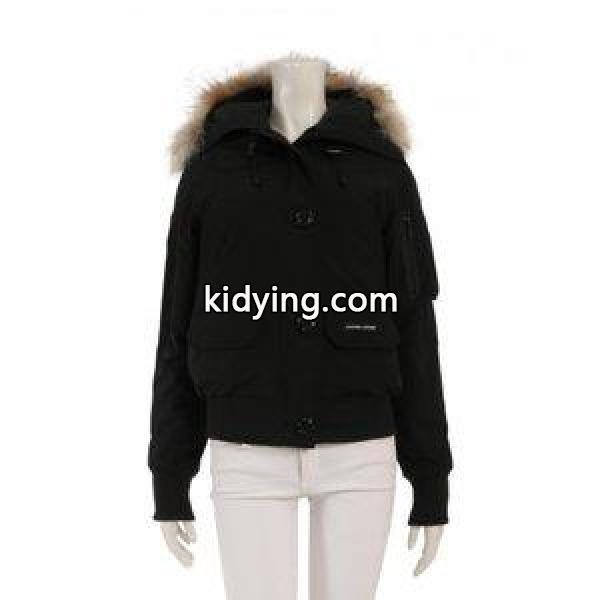 カナダグース CANADA GOOSE ダウンジャケット チリワックボンバー 黒 アウター 7950L ファー付き CHILLIWACK BOMBER レディース 通販 ショッピング-0