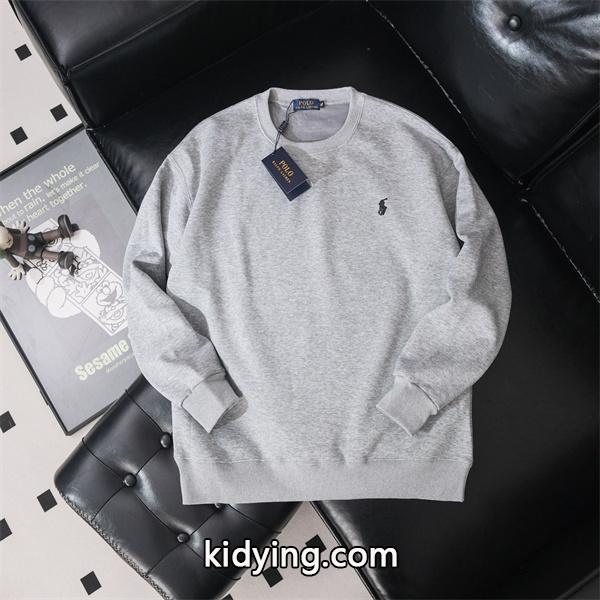 Polo Ralph Lauren ポロ ラルフローレン コピー 定番 ベーシック グレー スウェット ミニロゴ デイリー-0