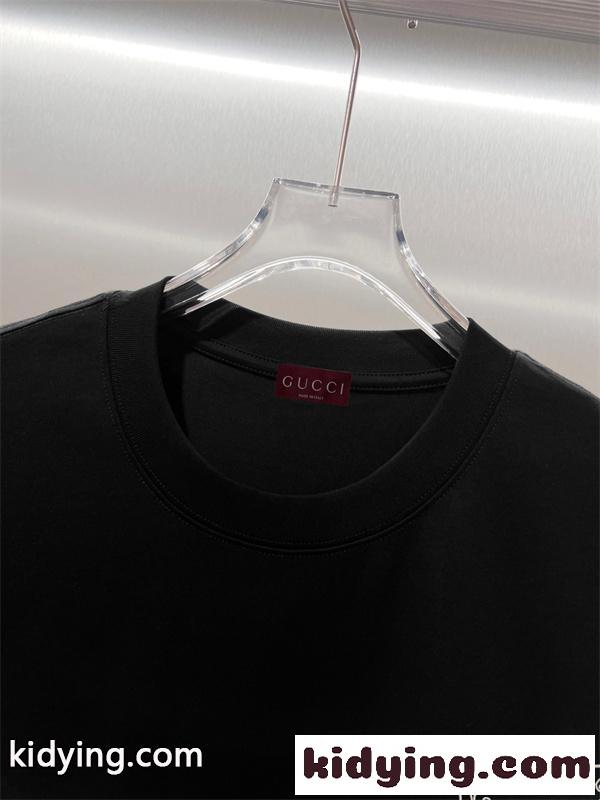 スクエアロゴ モードカジュアル ベーシックスタイル GUCCI グッチ コピー 半袖Tシャツ 人気モデル-5