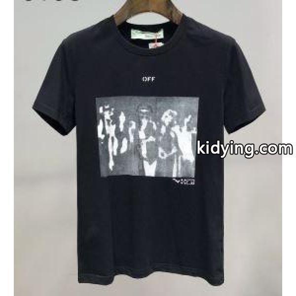Off-White 軽やかなトレンドに合う 2色可選 オフホワイト 上品なスタイルを楽しむ 半袖Tシャツ_Off-White オフホワイト_ブランド コピー 激安(日本最大級)-0