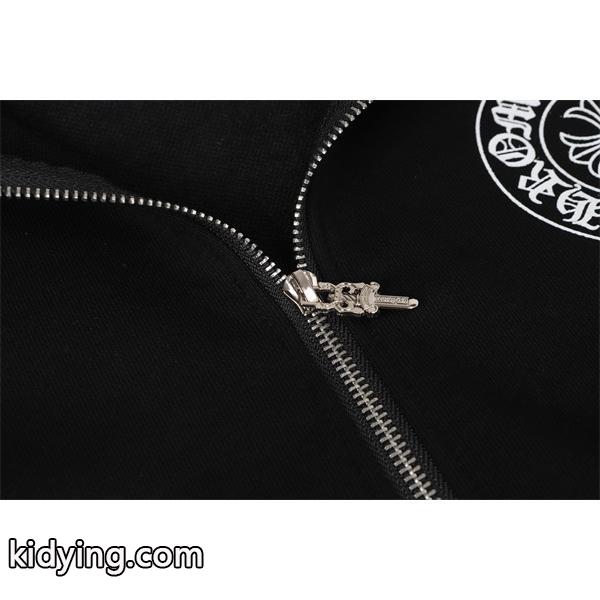 クロムハーツ コピー Chrome Hearts パーカー 特価 ブラック 本格派スタイル 冬仕様 2025秋冬準備-3