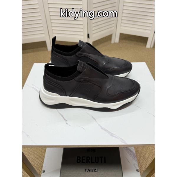 入手困難 2026新作 レザースニーカー 上質 モダン Berluti ベルルッティ コピー-4