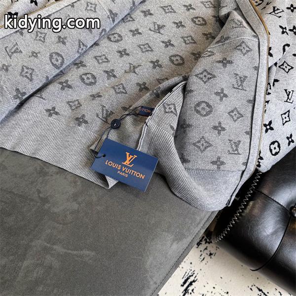 視線惹き付け 総柄 ジップパーカー 存在感 上品 LOUIS VUITTON ルイヴィトン コピー-6